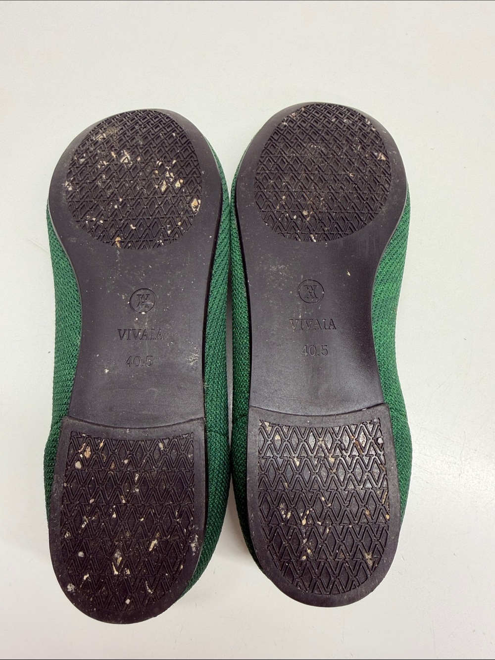 Vivaia Claire Ballet Flats Slip On Knit Shoes Lightweight Flat Forest Green 9.5 - Picture 7 of 11